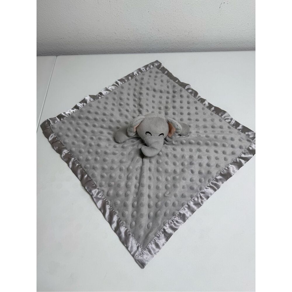 Pro Goleem Elephant Security Blanket Grey Soft Baby 16” See Description